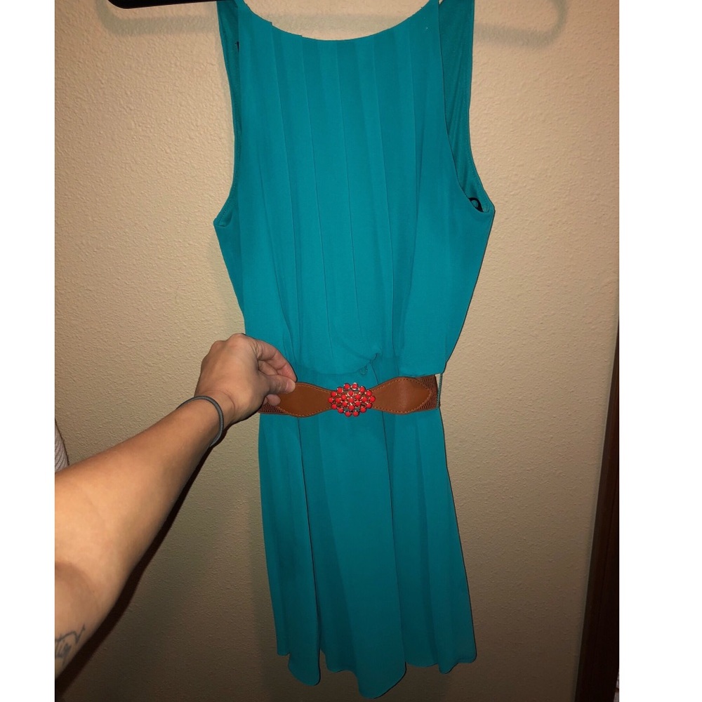 Turquoise dress